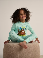 Brand Threads Blue Hey Duggee Unisex 100% Cotton Pyjamas Set - Image 2 of 6