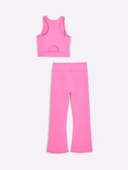 طقم رياضي من بنطلون ضيق ورداء علوي ضيق وقصير قطن 100% للبنات من River Island - صورة 2 من 4