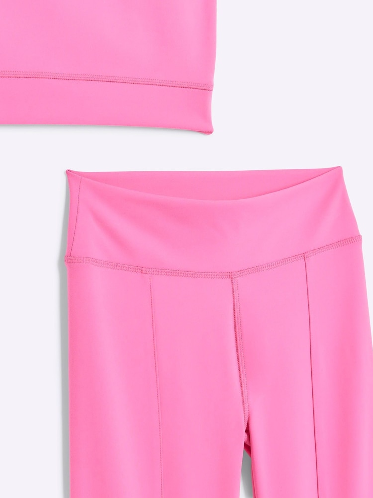 طقم رياضي من بنطلون ضيق ورداء علوي ضيق وقصير قطن 100% للبنات من River Island - صورة 4 من 4 طقم رياضي من بنطلون ضيق ورداء علوي ضيق وقصير قطن 100% للبنات من River Island - صورة 4 من 4