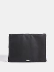 Skinnydip Black Daisy Fuzzy Laptop Case - 13" - Image 2 of 7