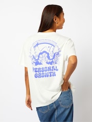 Personal Growth T-Shirt in Ecru - Image 4 of 5