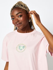 Skinnydip Pink The World Doesnt Revolve Around You T-Shirt - Image 3 of 4
