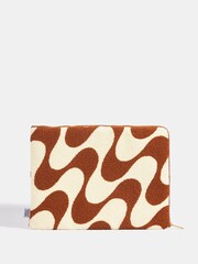 Teddy Wave Fuzzy Laptop Case - 13" - Image 1 of 7
