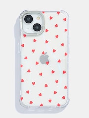Skinnydip Mini Ditsy Hearts Shock iPhone XR / 11 Case - Image 1 of 6