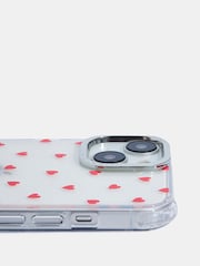 Skinnydip Mini Ditsy Hearts Shock iPhone XR / 11 Case - Image 3 of 6