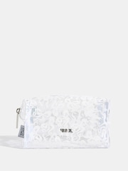 Skinnydip White Bow Makeup Bag - Image 1 of 5
