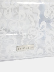 Skinnydip White Bow Makeup Bag - Image 5 of 5