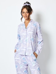 Skinnydip Purple Disney Castle Pyjamas Set - Image 3 of 6