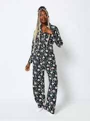 Skinnydip Black Disney Nightmare Before Christmas Jack Pyjama Set in Black' - Image 1 of 6