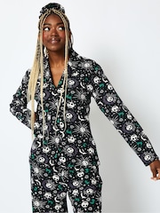 Skinnydip Black Disney Nightmare Before Christmas Jack Pyjama Set in Black' - Image 3 of 6