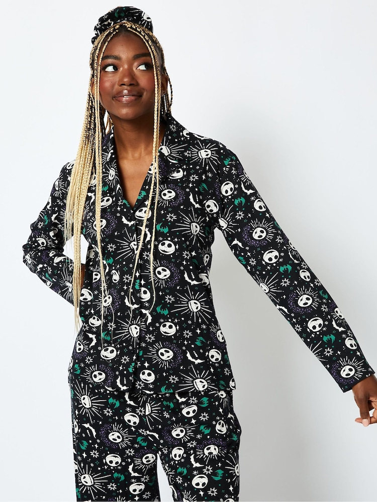 Skinnydip Disney Pyjama Nightmare Before Christmas Jack en noir' - Image 3 of 6