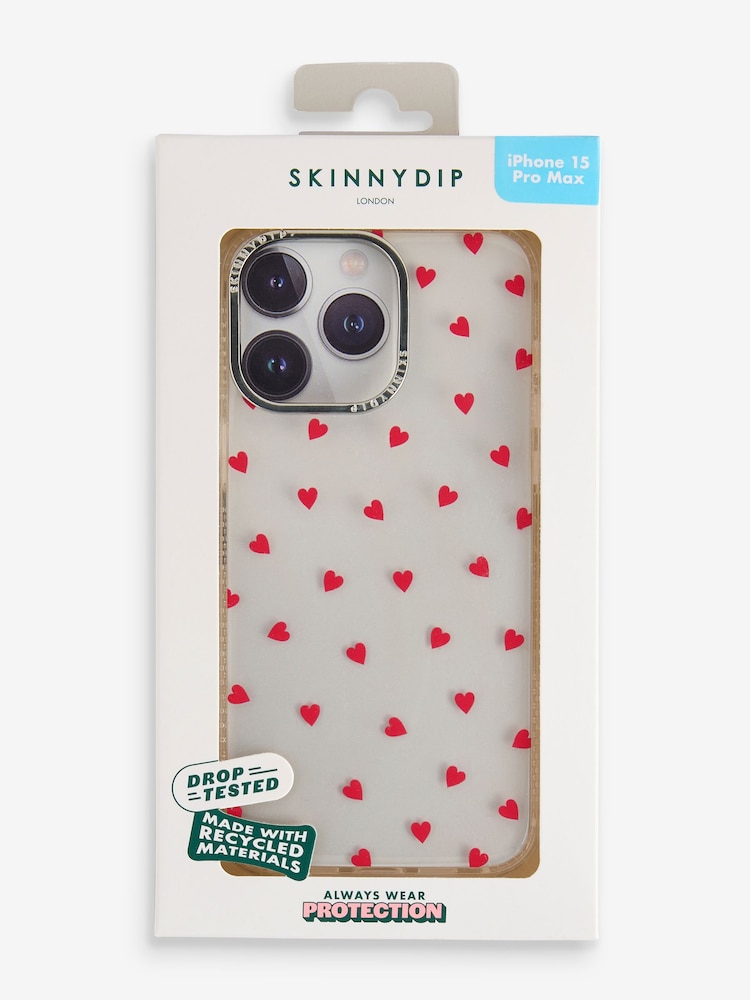 Skinnydip Light Red Wildflower Thistle Shock iPhone CaseiPhone 14 Plus Case - Image 2 of 5