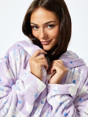 Skinnydip Lilac Disney Living In a Fantasy Print Dressing Gown - Image 4 of 4