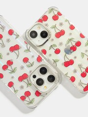 Skinnydip Floral Cherry Shock iPhone 16 Pro Max Case - Image 5 of 5