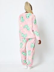 Disney – Pascal – Fleece-Pyjamaset in Pink - Bild 2 von 4