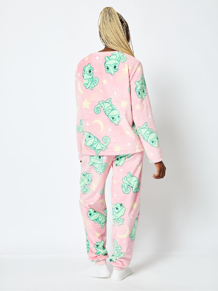 Disney – Pascal – Fleece-Pyjamaset in Pink - Bild 2 von 4