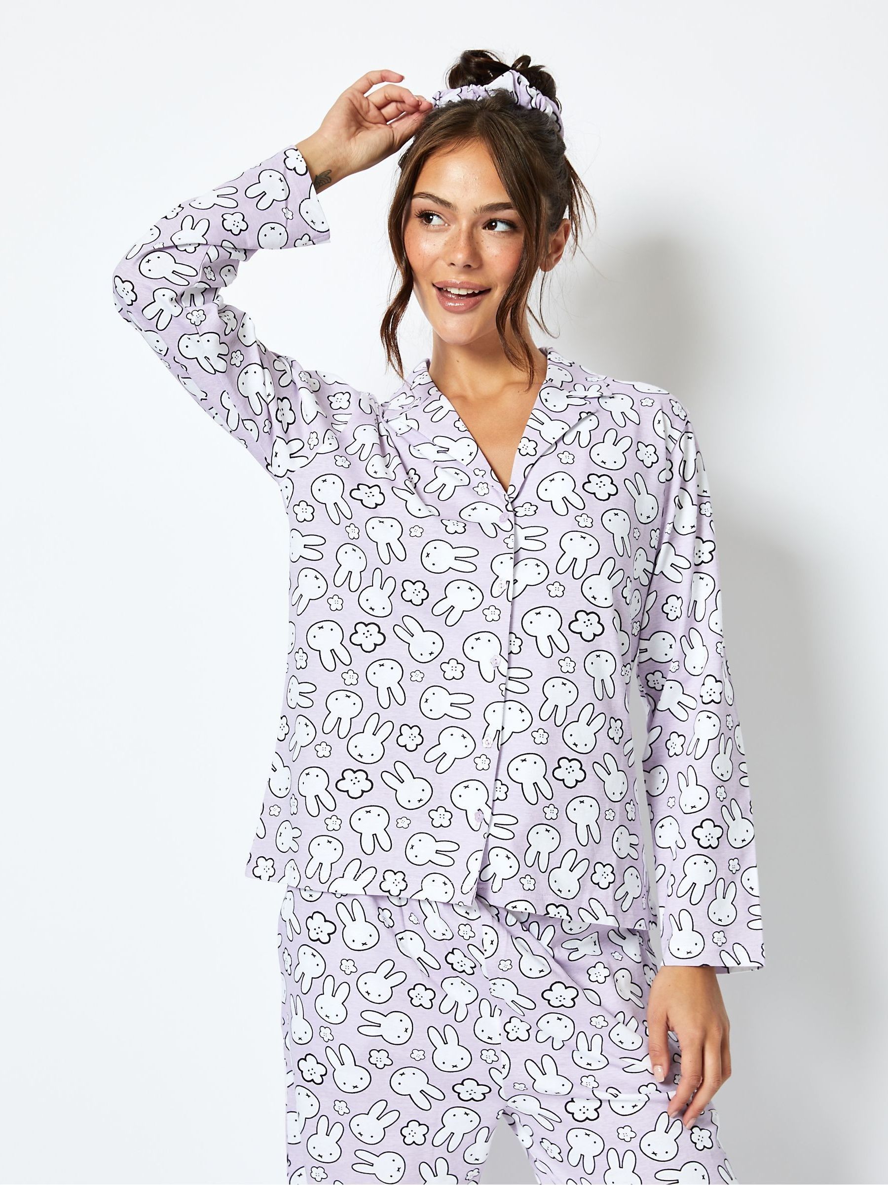 Buy Miffy x Skinnydip Pyjama Set in Lilac from the Next UK online shop
