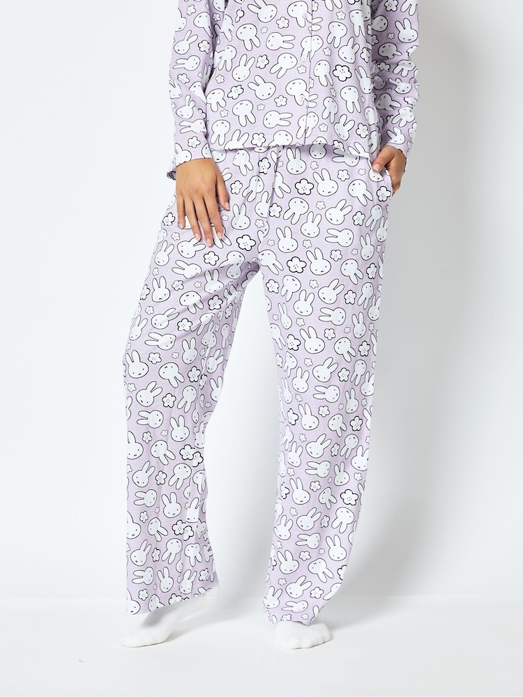 Miffy x Skinnydip Pyjama Set in Lilac - Image 4 of 6