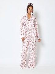 Strawberry Shortcake x Skinnydip Pyjama Set in Pink - Image 1 of 5