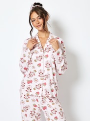Strawberry Shortcake x Skinnydip Pyjama Set in Pink - Image 2 of 5