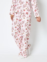 Strawberry Shortcake x Skinnydip Pyjama Set in Pink - Image 3 of 5