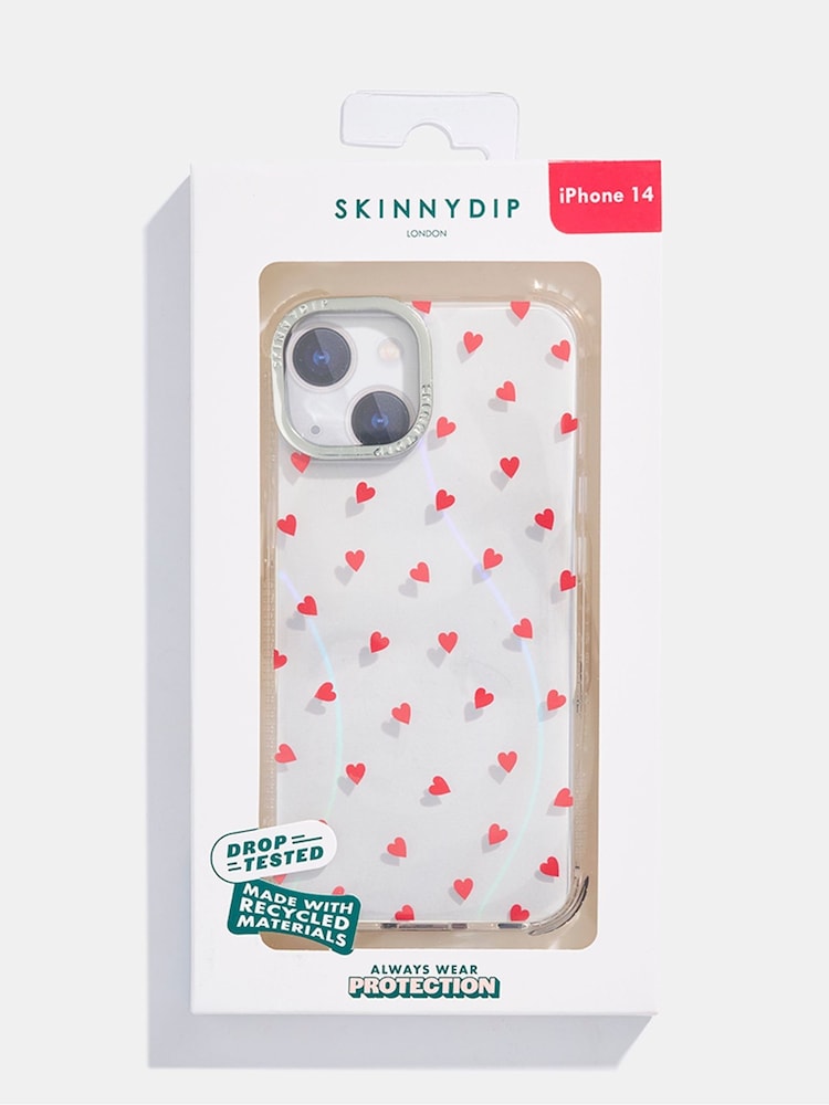 Skinnydip Cherry red Wildflower Thistle Shock iPhone CaseiPhone 15 Plus Case - Image 4 of 4