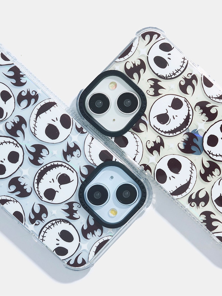 Skinnydip Nightmare Before Christmas Jack Face iPhone 14 Pro Case Care Bears Rainbow - Image 2 of 5