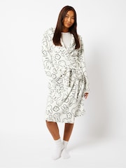 Miffy x Skinnydip Dressing Gown in White - Imagen 1 de 5
