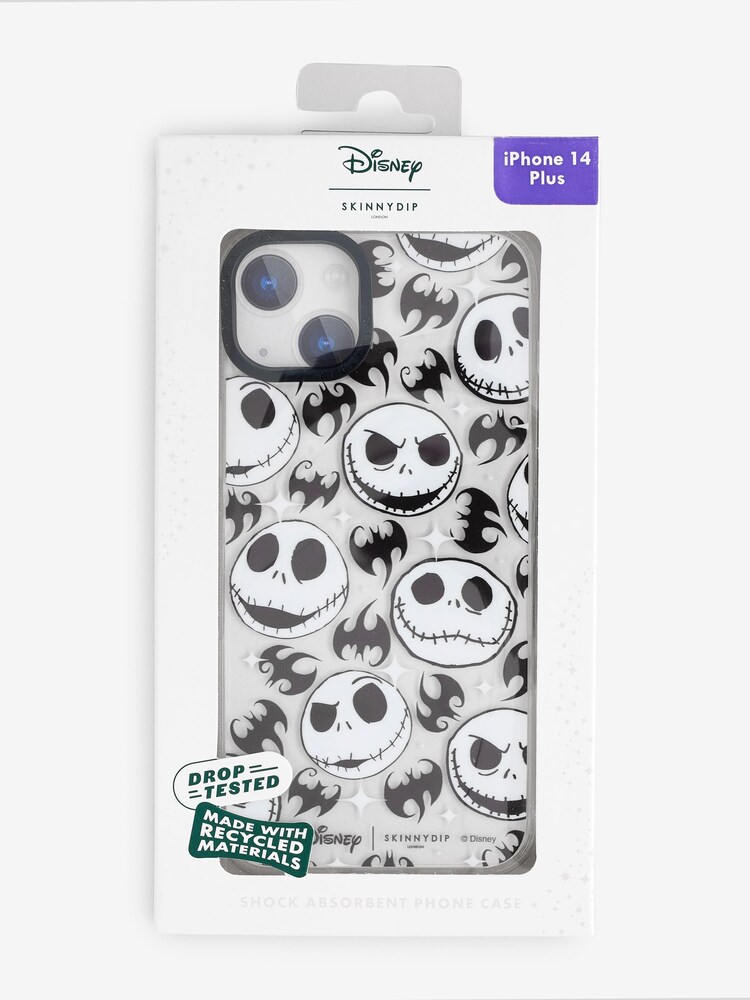 The Nightmare Before Christmas Jack Face - Wildflower Thistle Shock iPhone CaseiPhone 14 Plus Case - Image 2 of 6