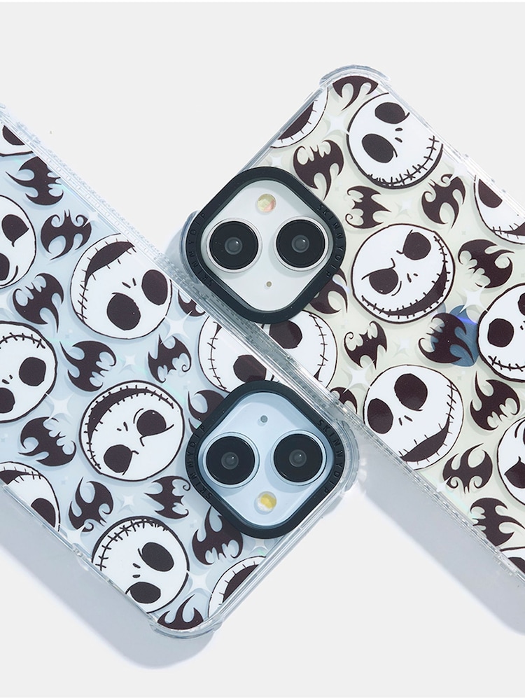 Skinnydip The Nightmare Before Christmas Jack Face Wildflower Thistle Shock iPhone CaseiPhone 15 Plus Case - Image 2 of 5