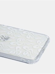 Skinnydip White Wildflower Thistle Shock iPhone CaseiPhone 14 Plus Case - Image 2 of 5
