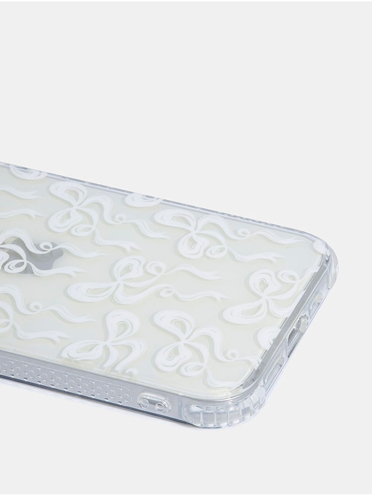 Skinnydip White Wildflower Thistle Shock iPhone CaseiPhone 14 Plus Case - Image 2 of 5