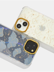 Skinnydip Gold Wildflower Thistle Shock iPhone CaseiPhone 14 Plus Case - Image 2 of 5