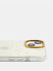 Skinnydip Gold Wildflower Thistle Shock iPhone CaseiPhone 14 Plus Case - Image 3 of 5