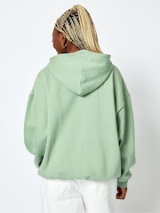 Distracted Hoodie in Sage Green - Image 3 of 4