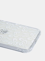 Blanco - Funda para iPhone con diseño de cardo silvestre antigolpes para iPhone 15 Plus - Imagen 4 de 5