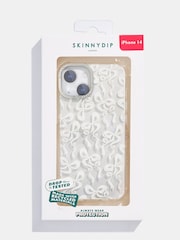 Blanco - Funda para iPhone con diseño de cardo silvestre antigolpes para iPhone 15 Plus - Imagen 5 de 5