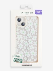 Skinnydip Sage & White Warped Daisy Shock Wildflower Thistle Shock iPhone CaseiPhone 14 Plus Case - Image 2 of 6