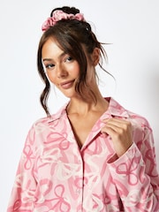 Skinnydip Pink Bow Pyjama Set - Image 4 of 4