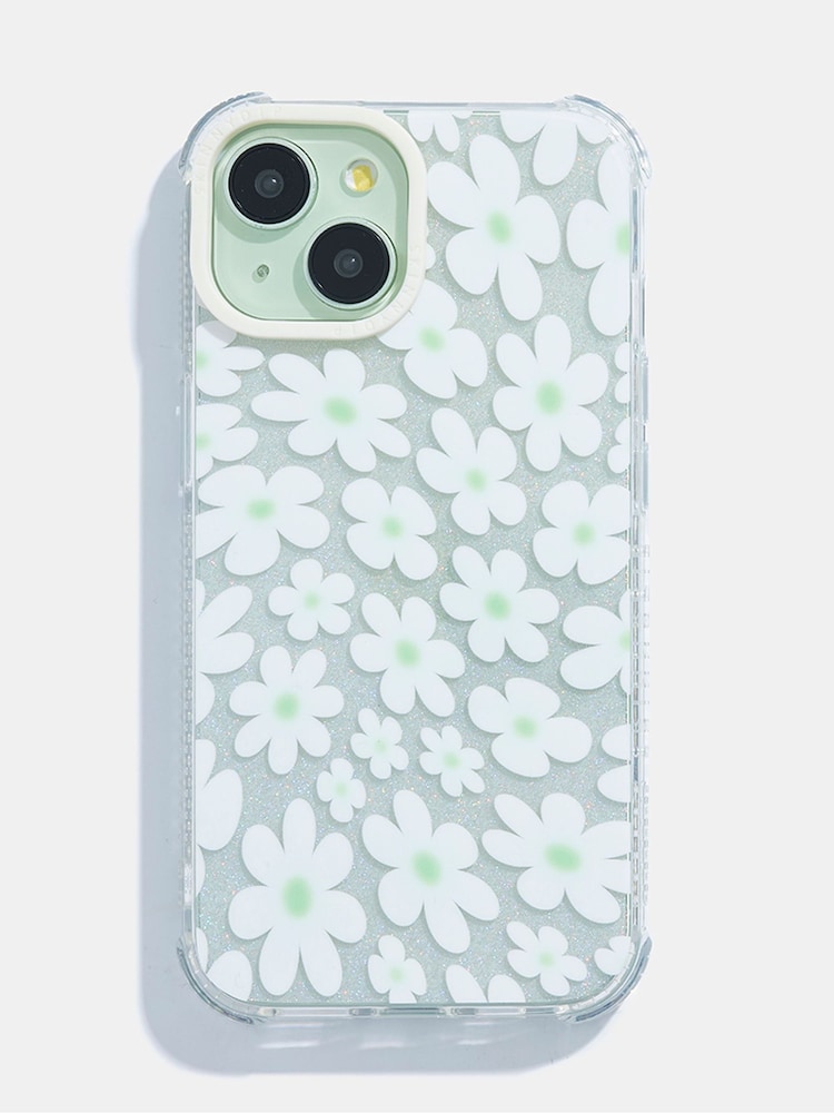 Skinnydip Off White Wildflower Thistle Shock iPhone CaseiPhone 15 Plus Case - Image 1 of 4