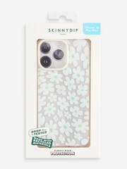 Skinnydip Sage & White Warped Daisy iPhone 16 Case - Image 2 of 6