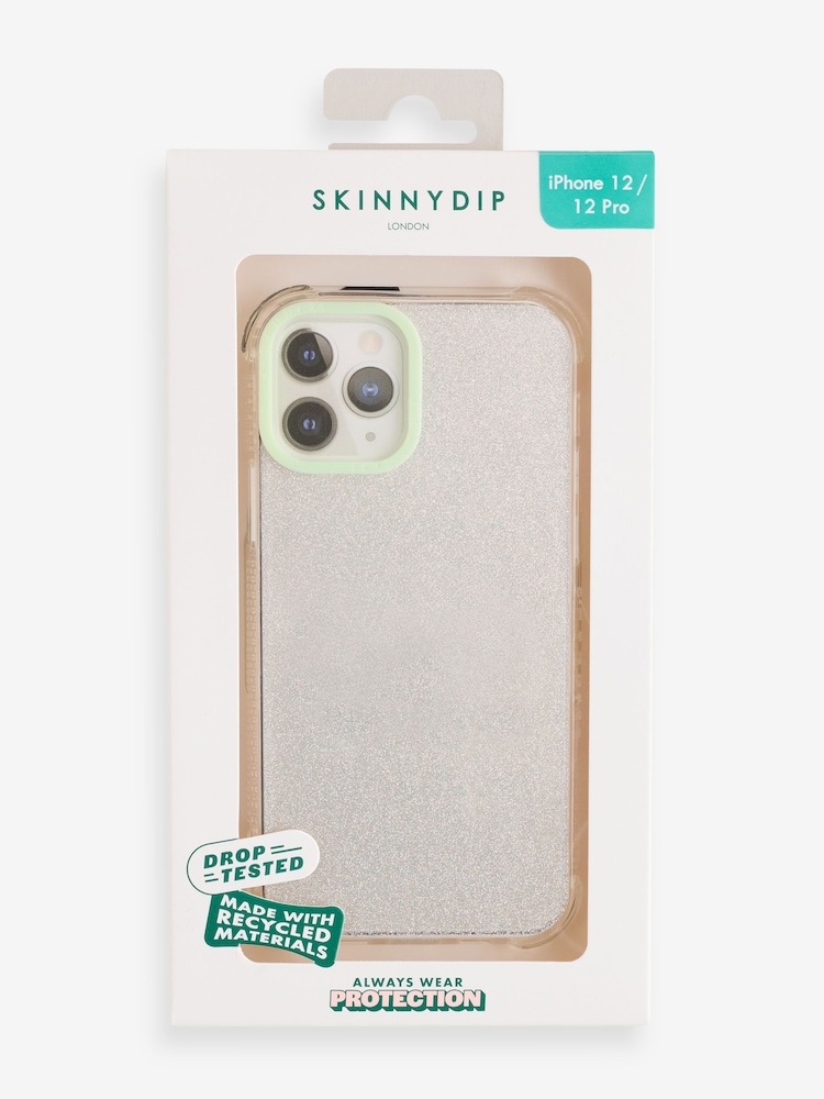 Verde oliva - Funda para iPhone 12/12 Pro con diseño de los osos amorosos con arcoíris de Skinnydip - Imagen 1 de 6