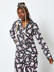 Hello Kitty x Skinnydip Pyjama Set in Black - صورة 3 من 5