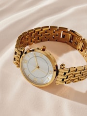 Gold Tone Waterproof Bracelet Watch - Image 5 of 7