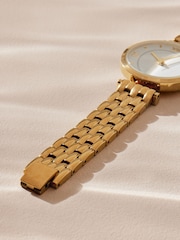 Gold Tone Waterproof Bracelet Watch - Image 6 of 7