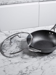 Ninja Grey Foodi ZEROSTICK 28cm Wok with Lid - Image 1 of 4