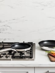 Ninja Silver ZEROSTICK Stainless Steel 2-Piece Frying Pan Set - Image 1 of 5