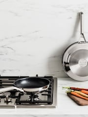Ninja Silver ZEROSTICK Stainless Steel 2-Piece Frying Pan Set - Image 4 of 5