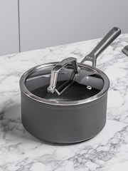 Ninja Grey Foodi ZEROSTICK 18cm Saucepan with Lid - Image 1 of 4