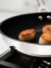 Ninja Silver ZEROSTICK Stainless Steel 28cm Frying Pan - Image 2 of 6